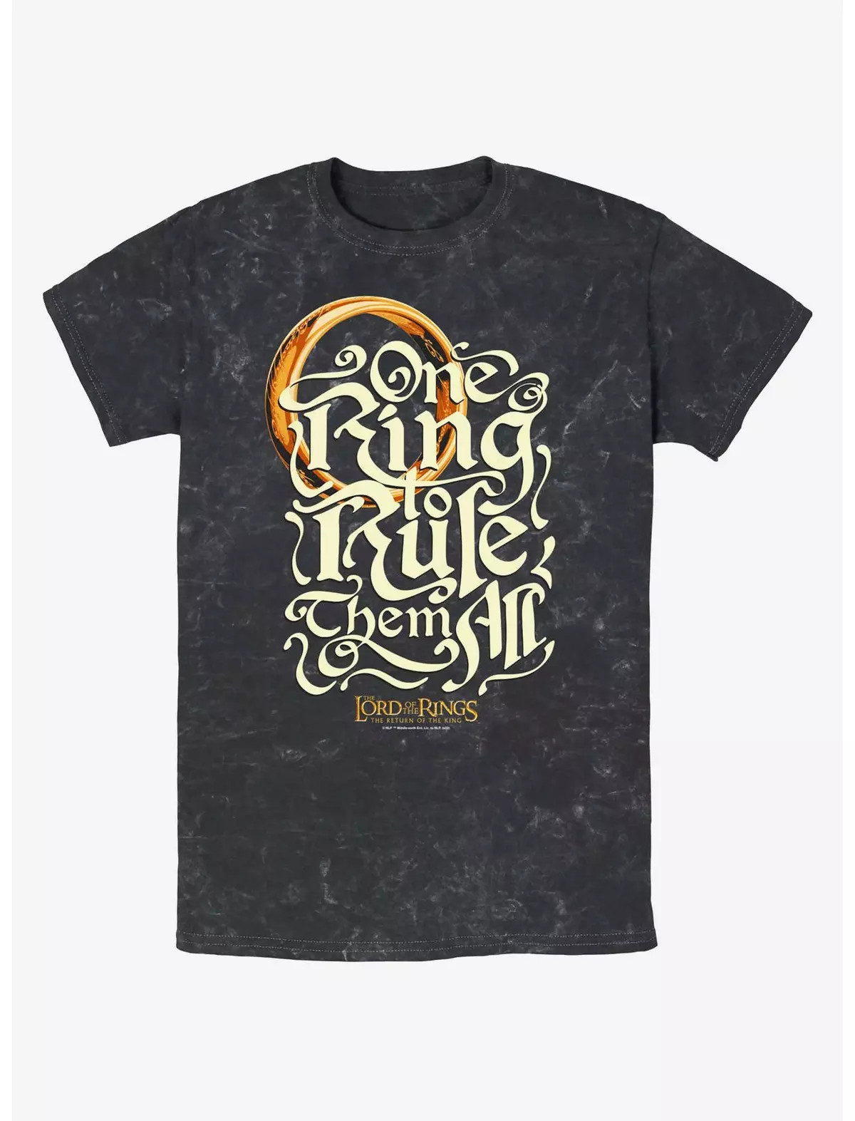 The Lord of the Rings One Ring Rules Mineral Wash T-Shirt | BoxLunch