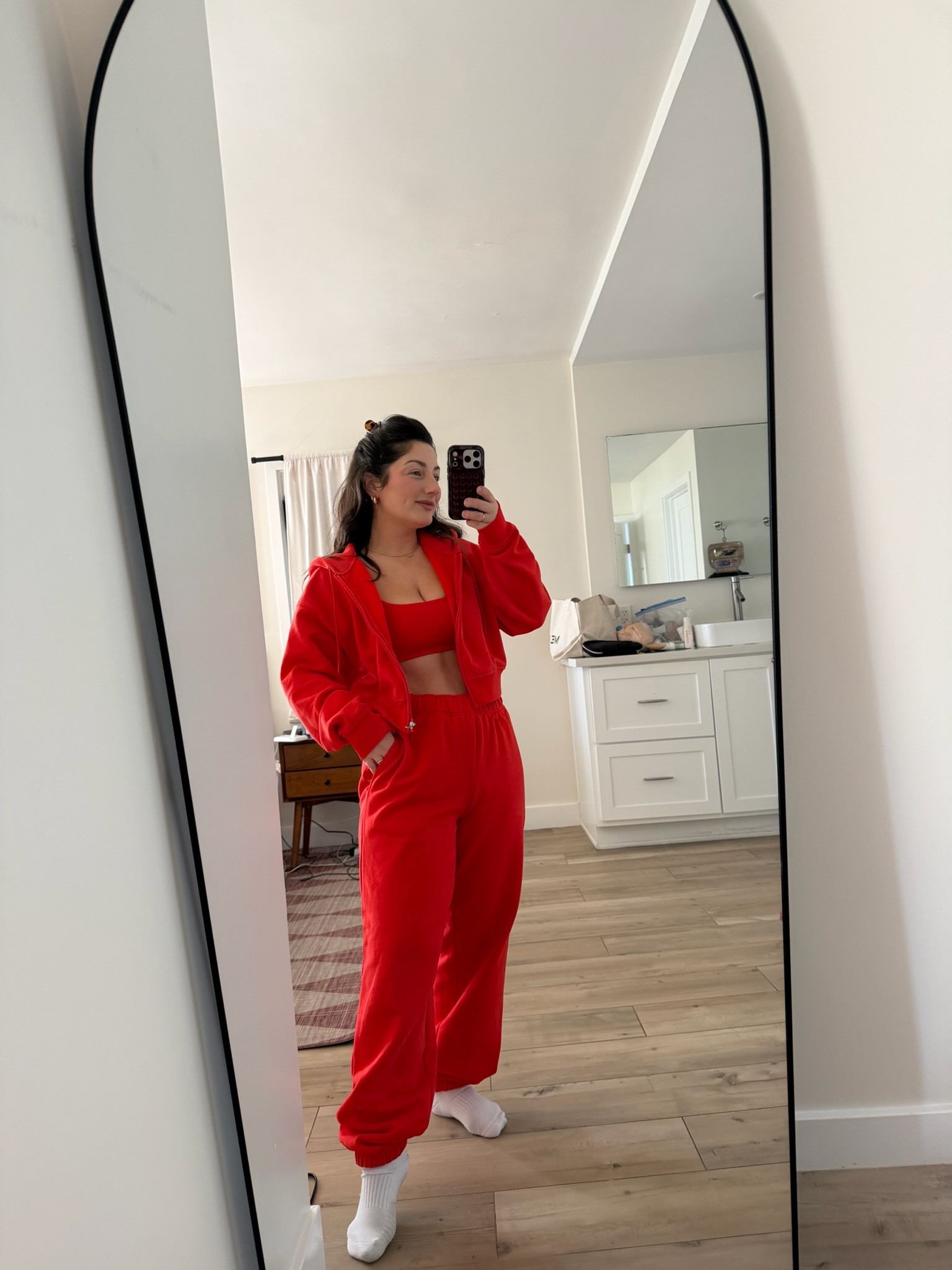 Love this set from Athleta! 
Zip up size small 
Sports bra size small 
Joggers size small short 

5'0" 140lbs 

#LTKootd #LTKActive #LTKPetite