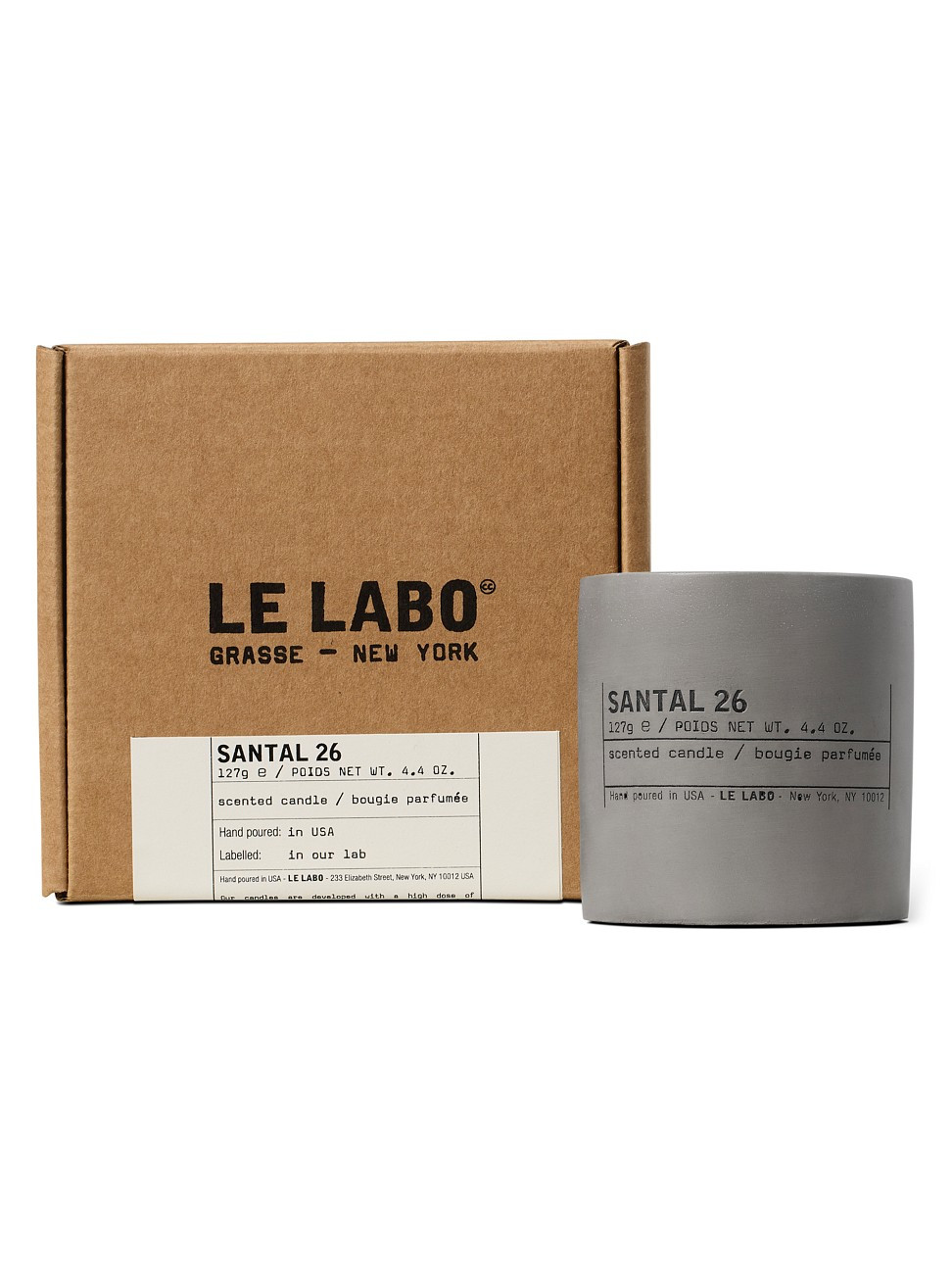 Santal 26 Concrete Candle | Saks Fifth Avenue