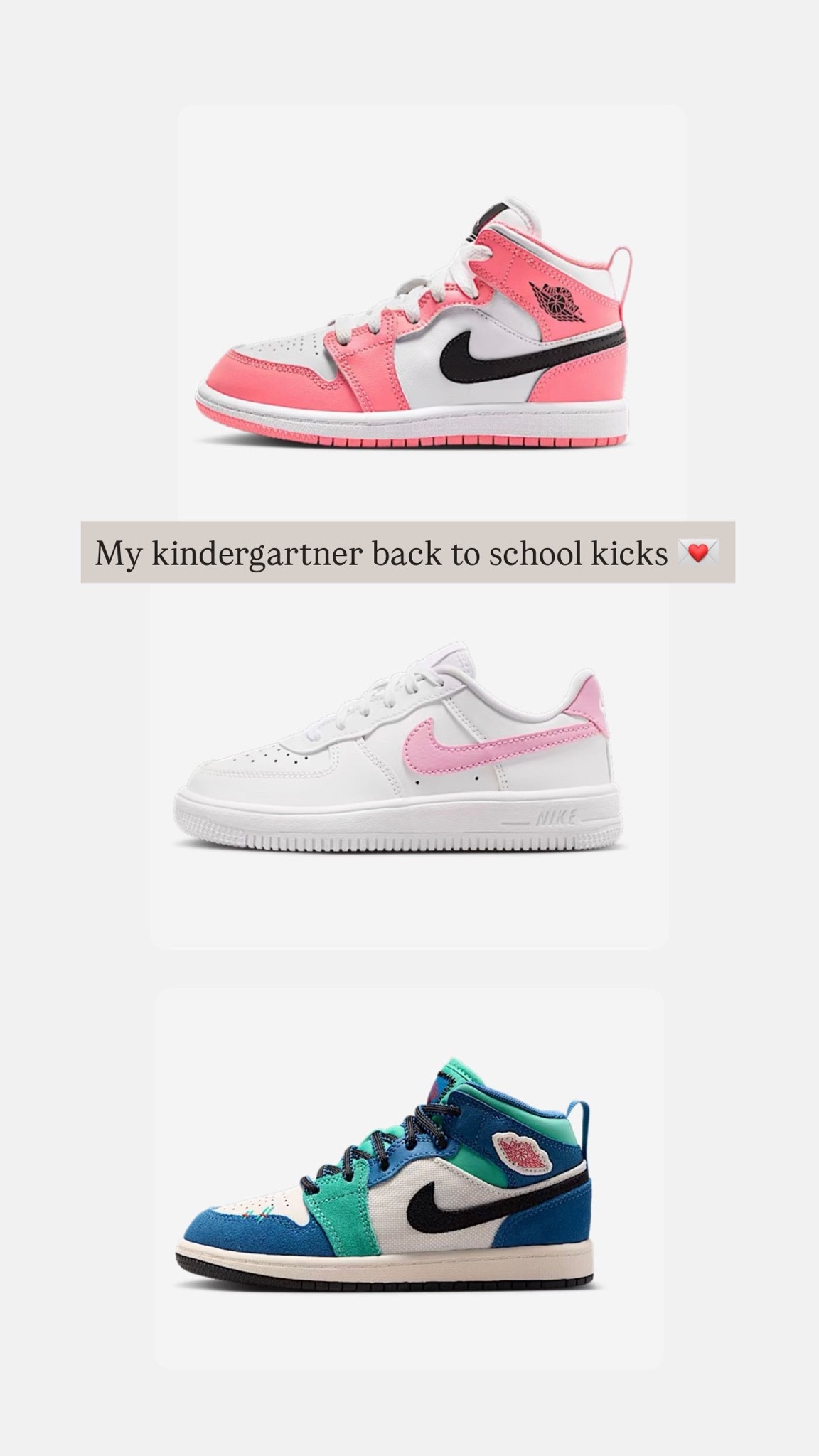 Back to school sneakers for my baby girl — daily edit cover from Found by Em
