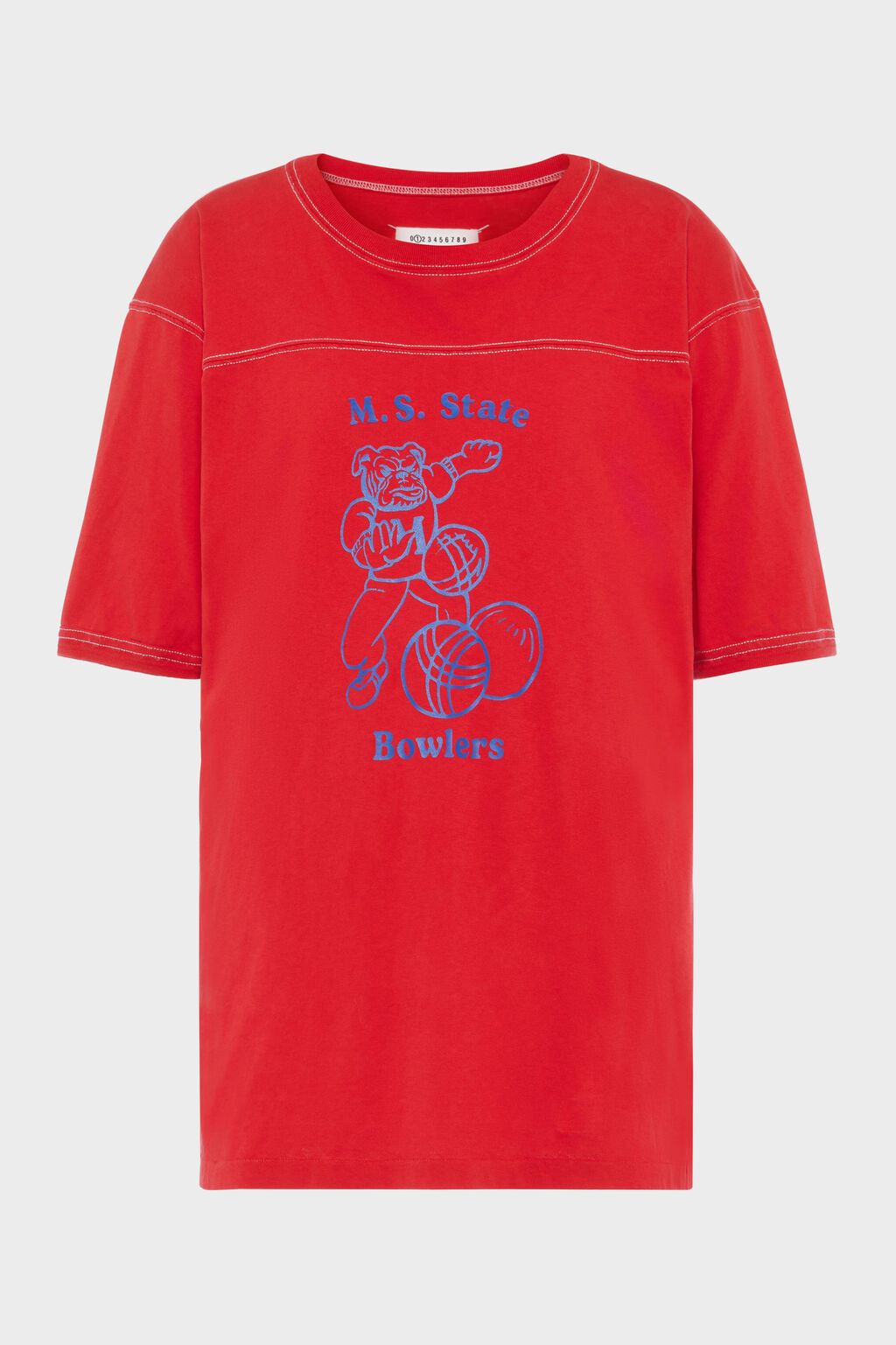 Cotton varsity T-shirt | Maison Margiela US