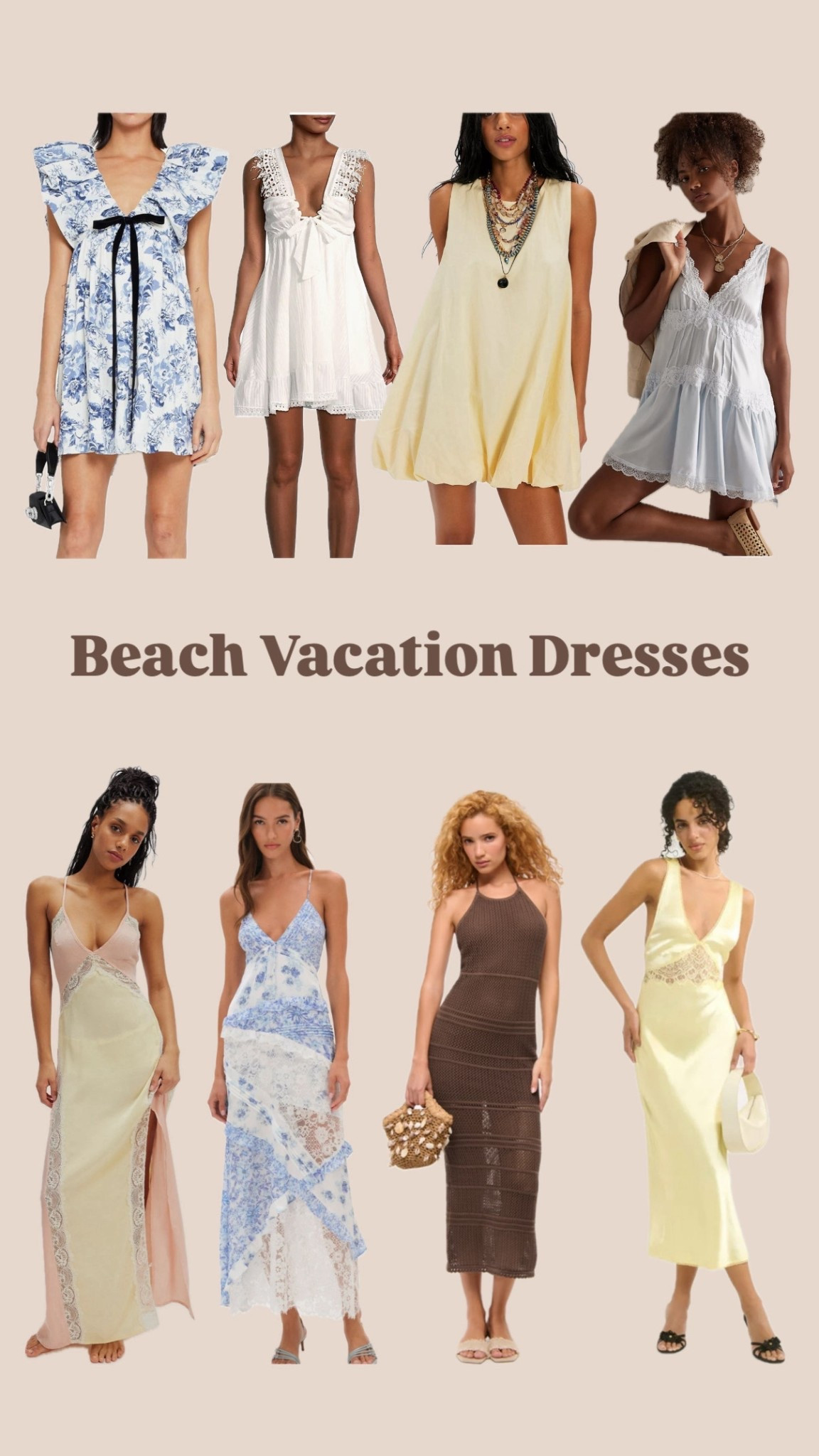 Living in dresses on beach vacation 🌊 These are my go-to styles for warm days, ocean views, and effortless outfits you’ll rewear all summer

#LTKSeasonal #LTKTravel #LTKselfcare