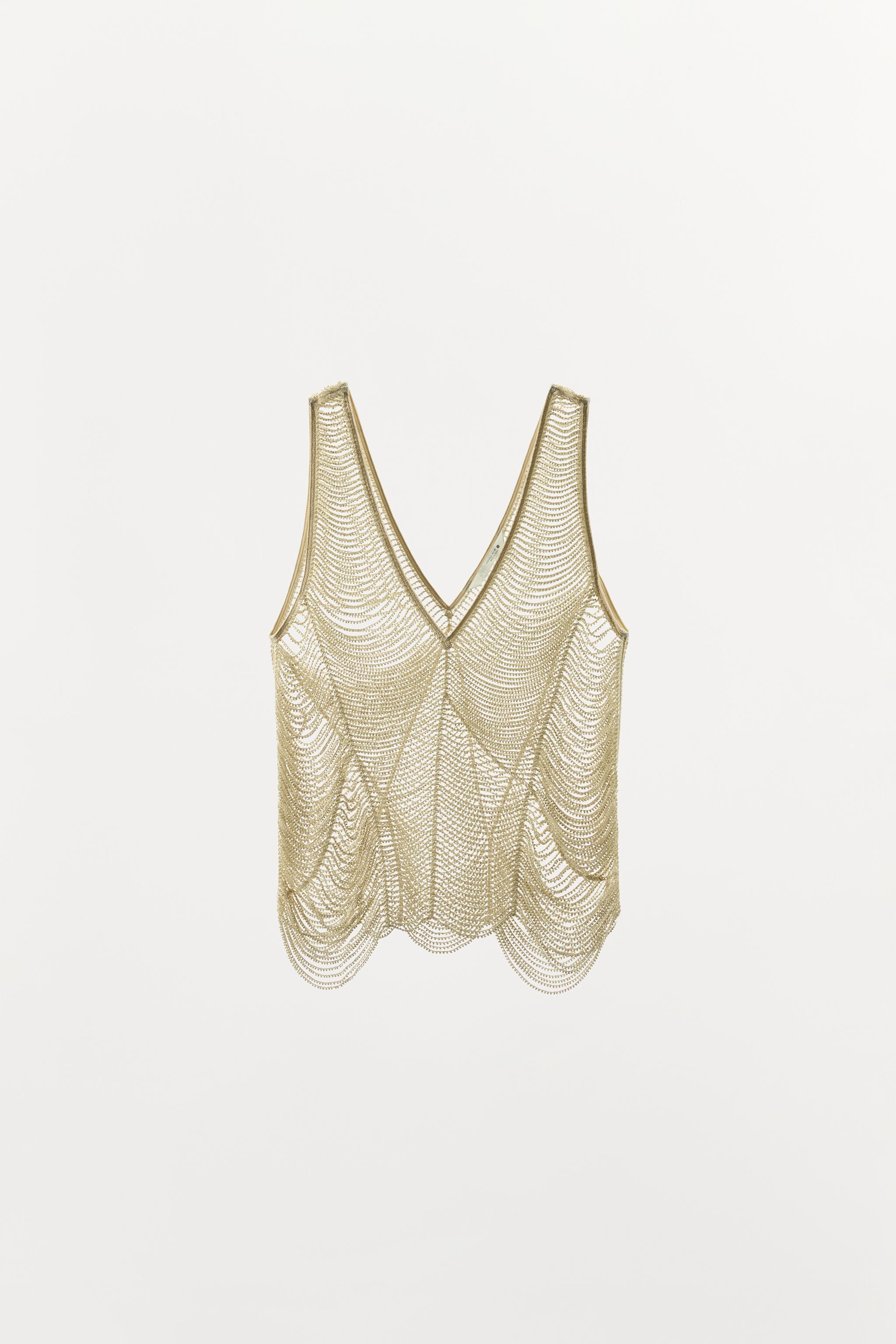 TOP CON PERLINE ZW COLLECTION | Zara IT