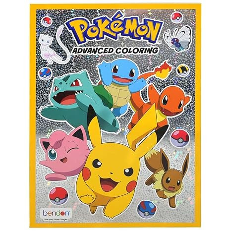 Bendon Pokemon Advanced Coloring Book | Amazon (US)