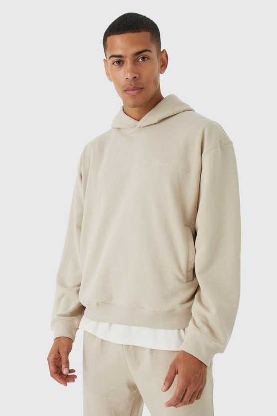 Oversized Boxy Heavyweight Hoodie | boohooMAN (US & Canada)