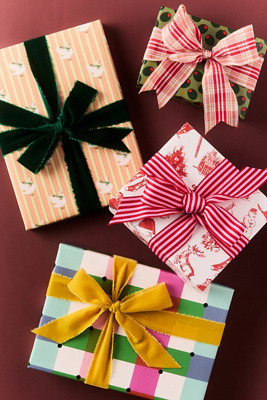 Assorted Holiday Wrapping Paper, Set of 2 | Anthropologie (US)