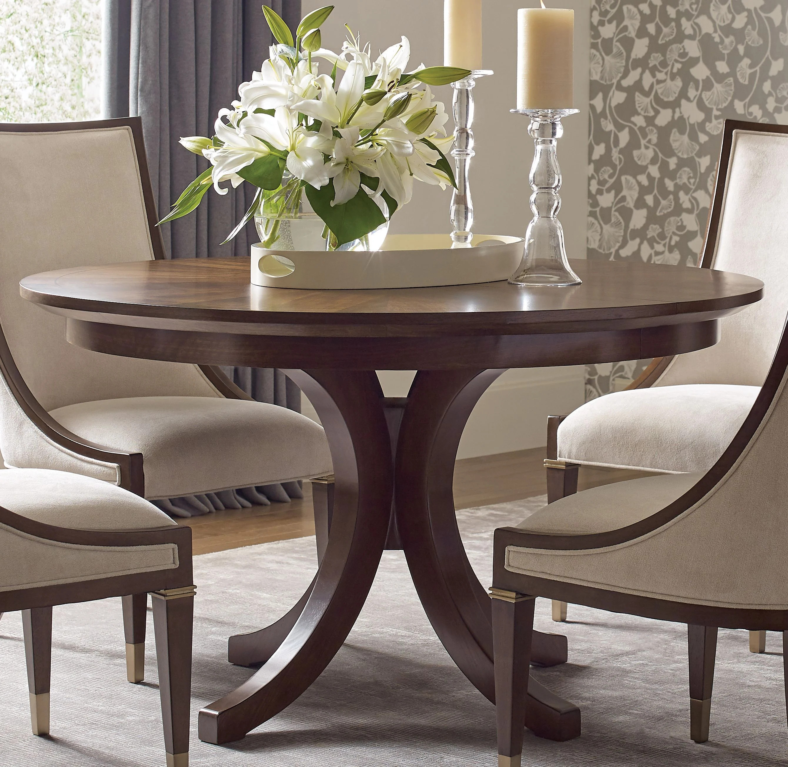 Aro Extendable Pedestal Dining Table | Wayfair North America