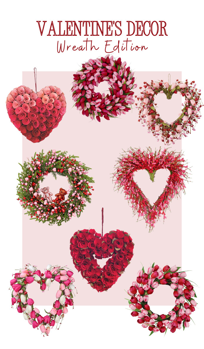 Spread some love with these gorgeous Valentine's wreaths. Perfect for any decor style! 

 #LTKSeasonal #LTKHome #LTKSaleAlert
