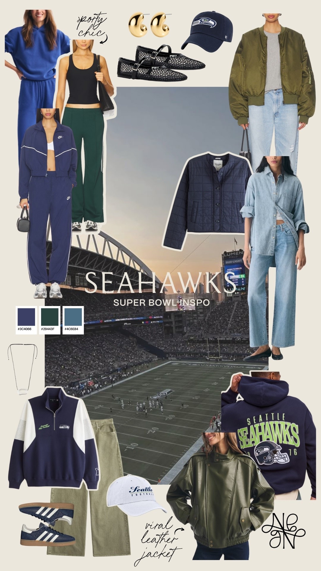 Sporty chic outfit ideas for the Super Bowl 🏈💙


Sporty outfit 
Casual outfit 
Weekend outfit 
Seattle Seahawks 
Super Bowl outfit 
Big game outfit 
Winter outfitt

#LTKSeasonal