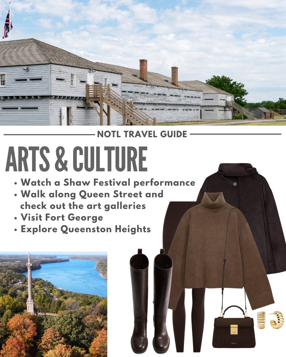 What to wear for a fall nature walk and art gallery visit 🤎

Tags: autumn outift, brown knee boots, new in Zara wool turtleneck, espresso brown scarf coat, brown suede DeMellier bag, Mejuri gold hoop earrings, Varley brown leggings 

#LTKTravel #LTKHoliday #LTKStyleTip