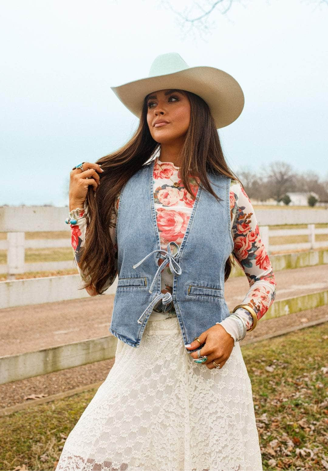 Blue Ridge Denim Vest | Lane 201 Boutique