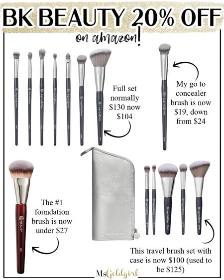 My favorite makeup brush brand is now available on Amazon! Use code BKBAMZ04 to get 20% off! They’re going to go fast!!



#LTKsalealert #LTKbeauty