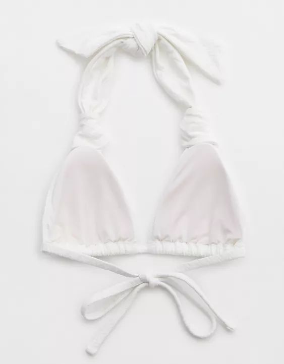 Aerie Jacquard Knot Triangle Bikini Top | Aerie