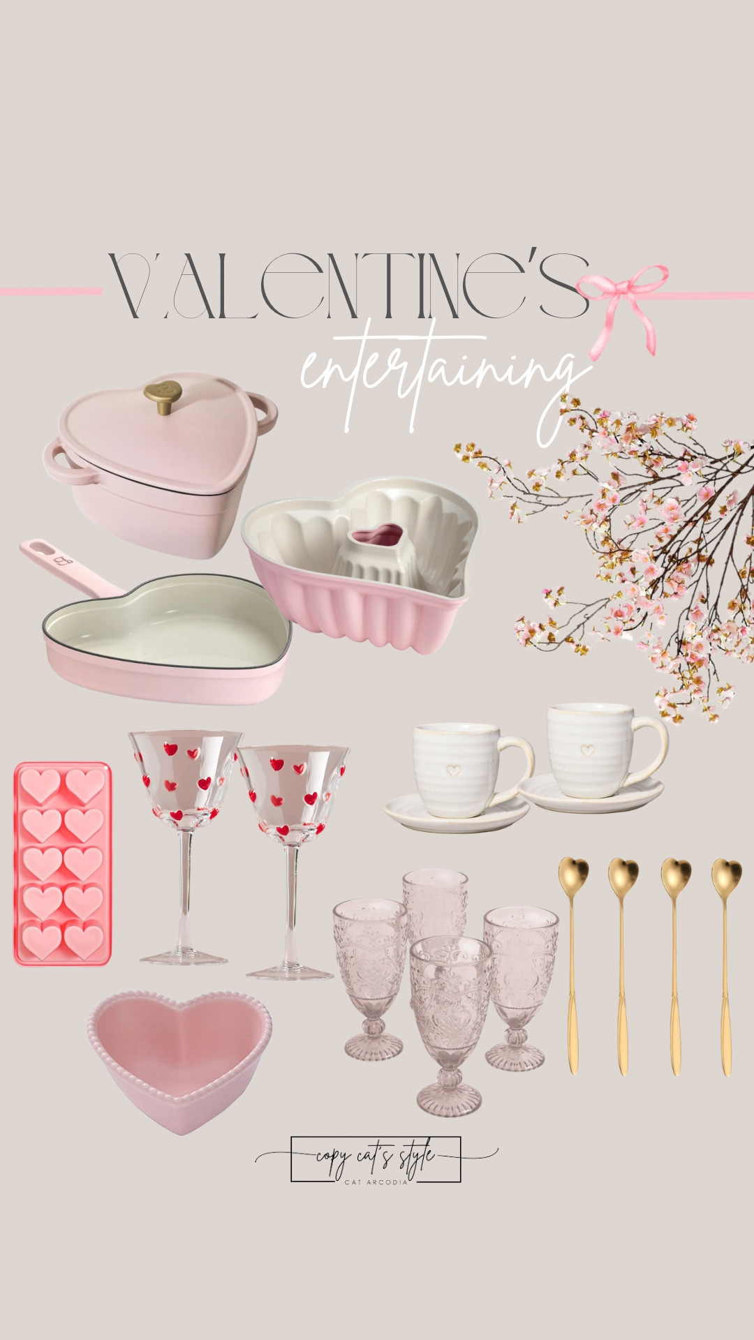 Valentine entertaining, valentine glasses, heart shaped bowls, heart shaped spoons, ice cubes molds, heart espresso cups, heart shaped fluted pots  

#LTKSeasonal #LTKFindsUnder50 #LTKParties