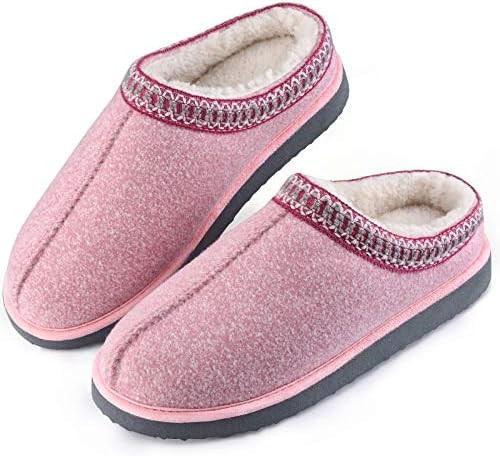 Homitem House Bedroom Slippers for Women Platform Shoes Indoor and Outdoor with Fuzzy Lining Hard... | Amazon (US)
