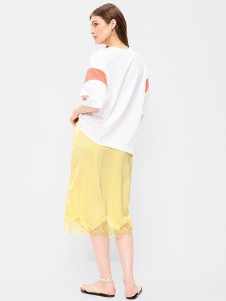 Lace Slip Midi Skirt | Old Navy (US)