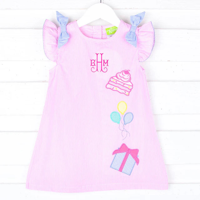 Let's Celebrate Pink Ivy Dress | Classic Whimsy