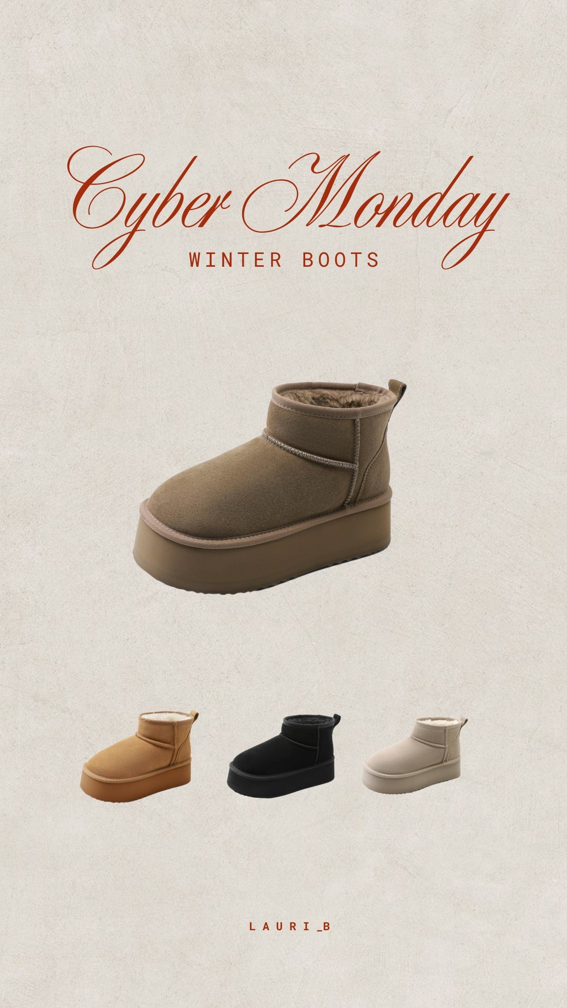 Cozy winter boots🧸🌨️🎅🏼