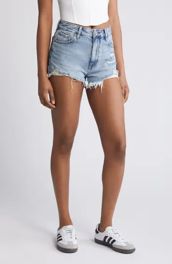 PacSun Festival Ripped Denim Cutoff Shorts | Nordstrom | Nordstrom