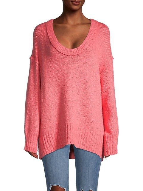 Free People Brookside Dropped-Shoulder Sweater on SALE | Saks OFF 5TH | Saks Fifth Avenue OFF 5TH