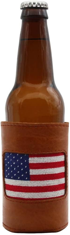 American Flag Needlepoint Bottle Cooler by Smathers & Branson | Amazon (US)