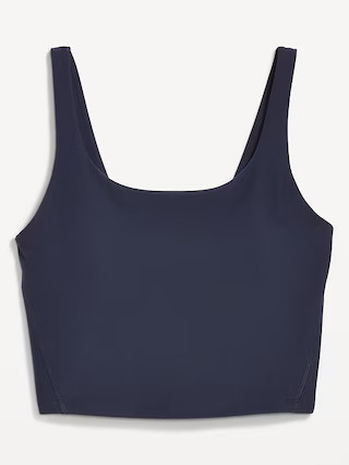 Light Support PowerSoft Longline Sports Bra | Old Navy (US)