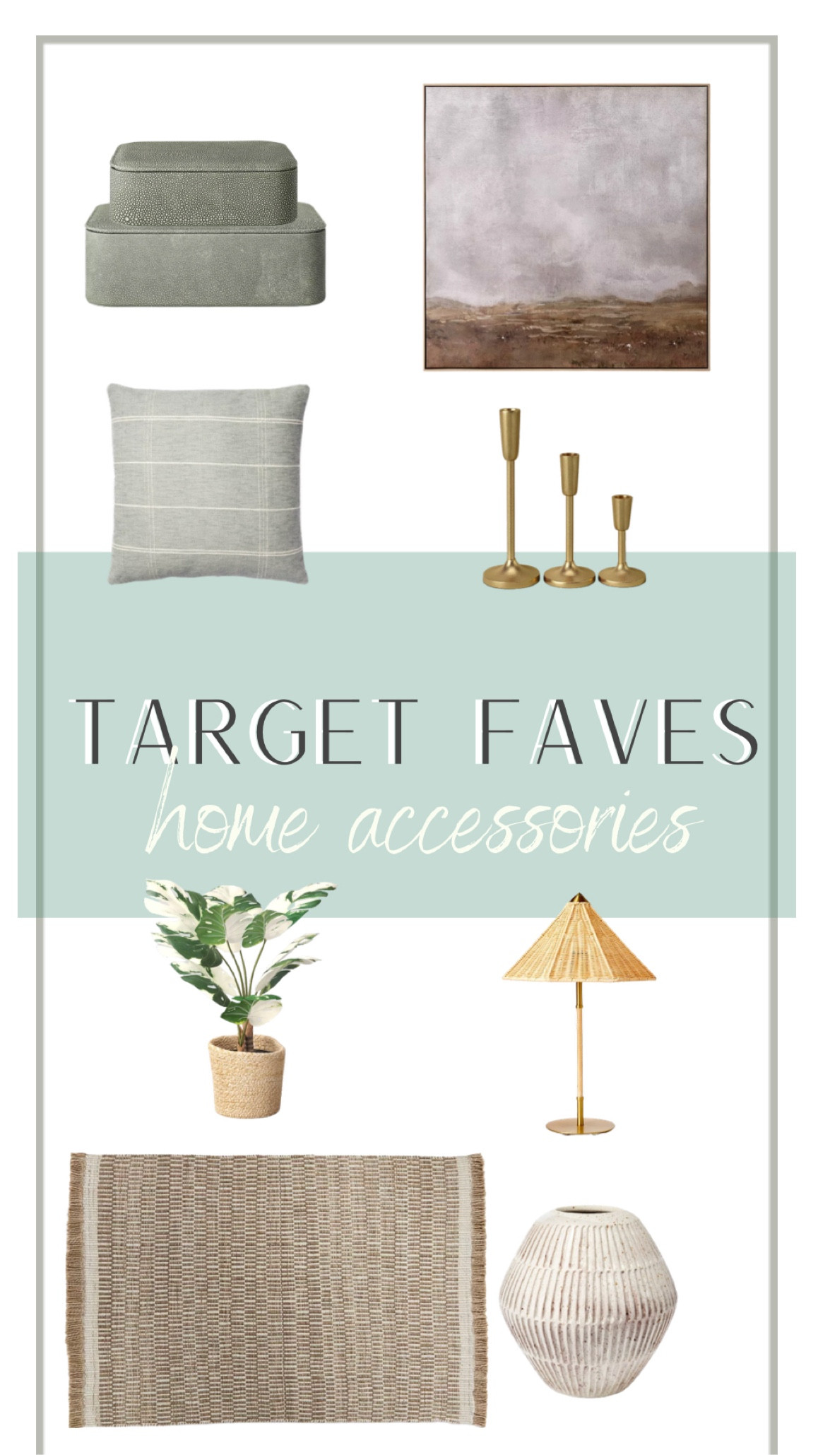Target home accessories round up! Follow on IG @idyll_bound_interiors for for design inspo!
