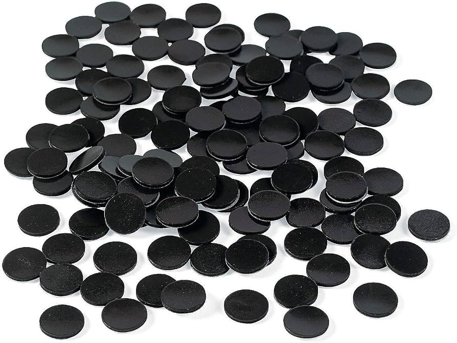 Elegant Black Self-Adhesive Dot Magnets Set - 0.5" (Pack of 200) - Ultra Strong Magnets for Craft... | Amazon (US)