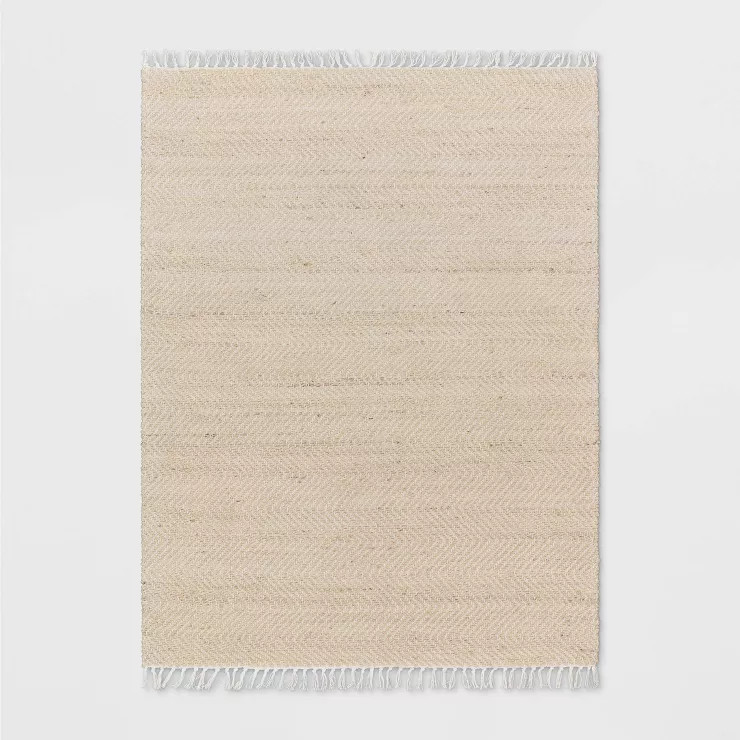 Handloom Woven Area Rug Natural/Ivory - Threshold™ | Target