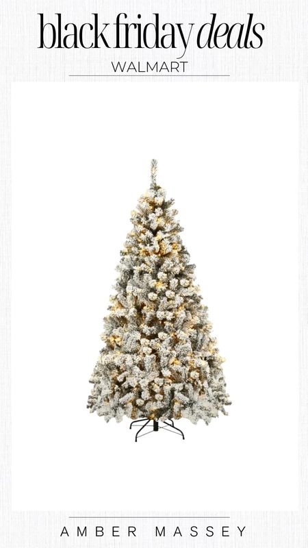 Walmart Black Friday Deals | flocked Christmas Tree | pre-lit Christmas tree | Christmas decor | Christmas decorations 

#LTKHolidaySale #LTKCyberWeek #LTKhome
