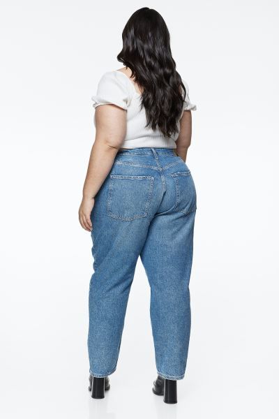 Curvy Fit Mom Ultra High Ankle Jeans | H&M (US + CA)