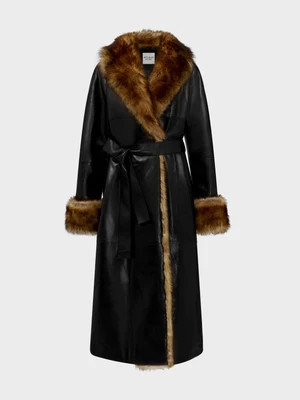 AFLALO Fovea Coat in Leather - Fovea Coat in Leather | Shop.app