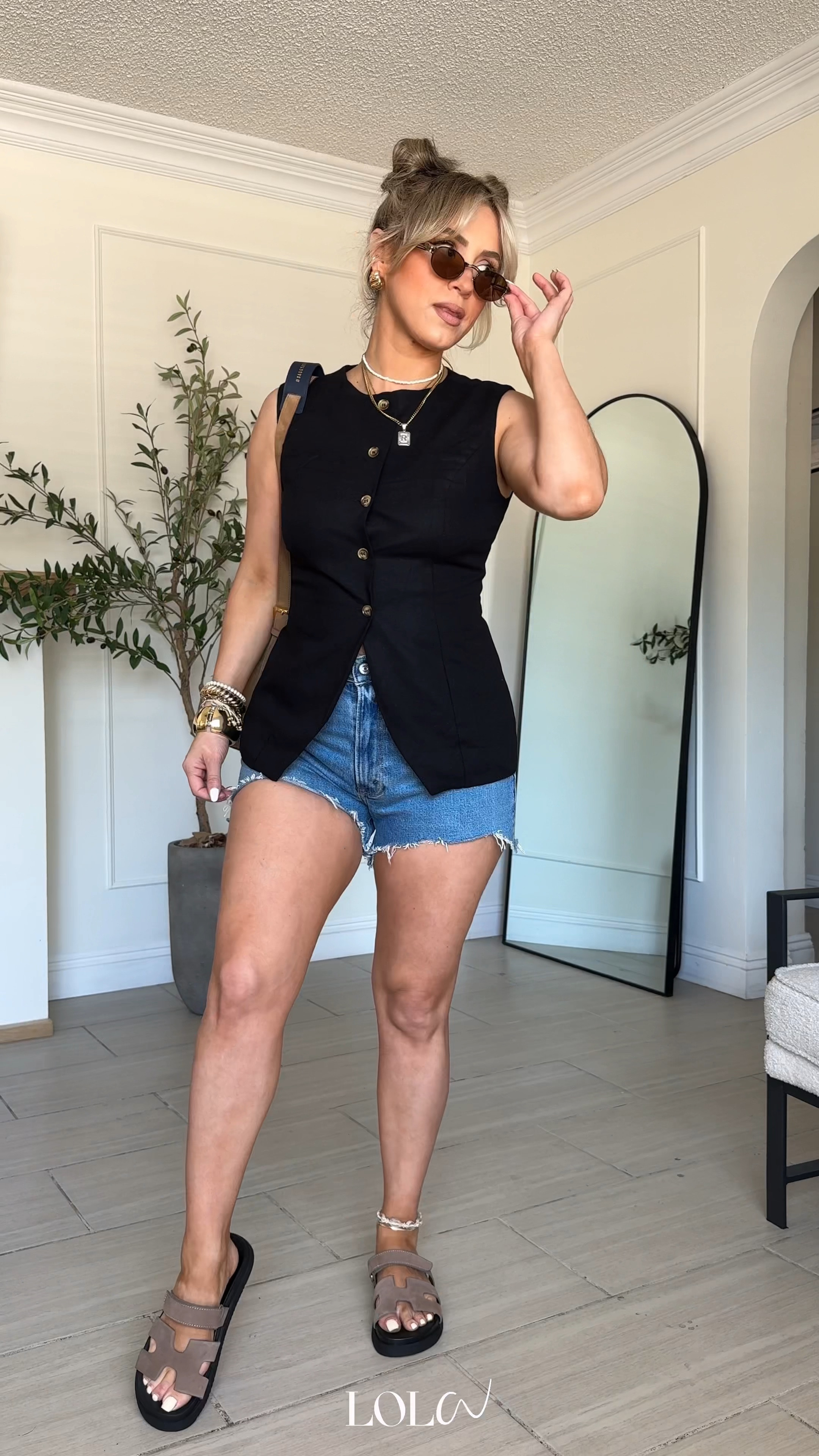 Casually elevated SUMMER OUTFIT 🤩☀️🤗

✔️ Denim shorts: Curve Love High Rise 4" Mom Short in size 27 | color LIGHT DESTROY
✔️ waistcoat vest size 4

#LTKFindsUnder100 #LTKStyleTip #LTKU