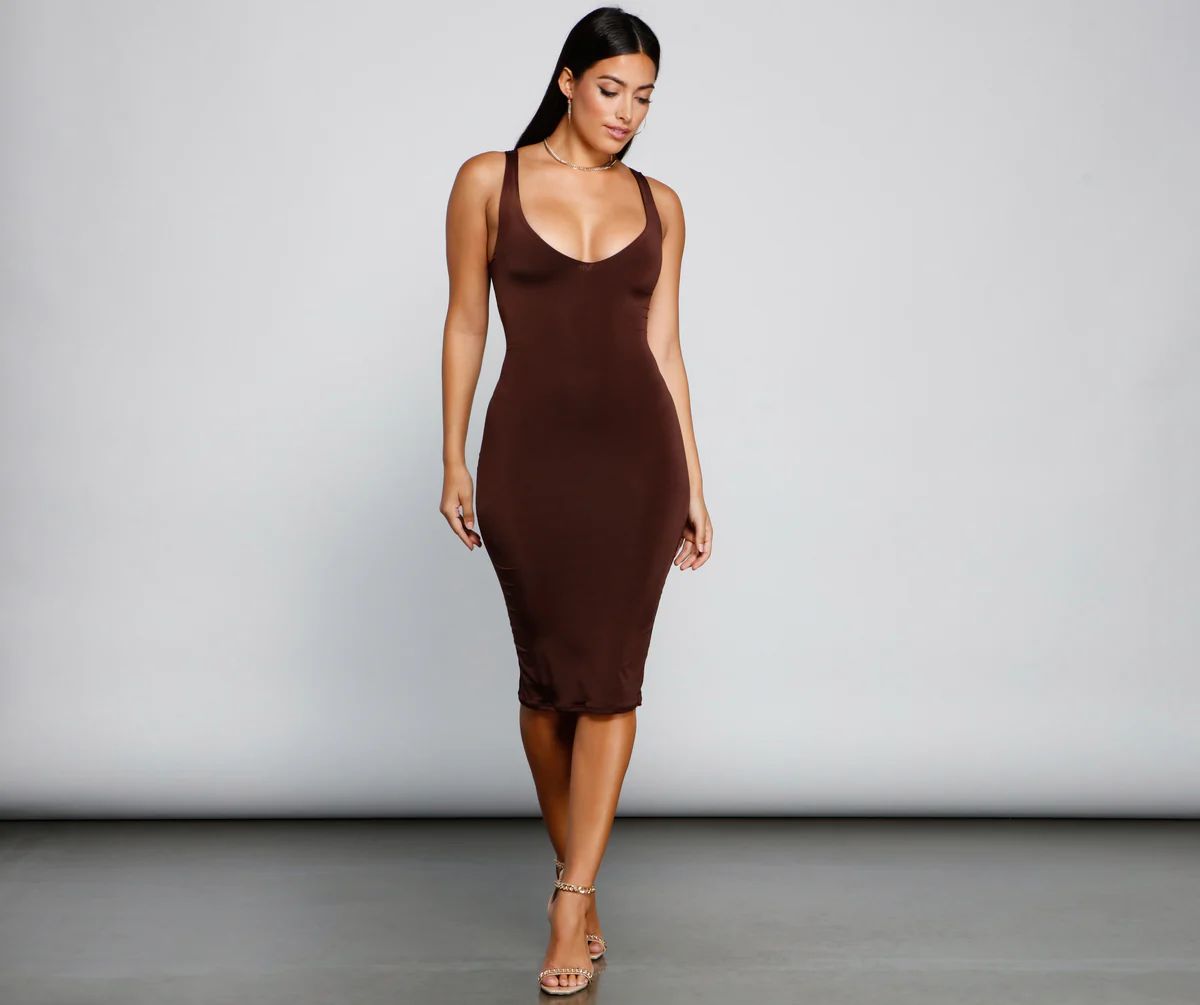 Bring On Basics Sleeveless Midi Dress | Windsor Stores