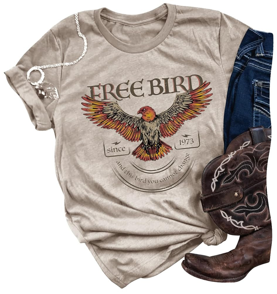 Country Music and Beer Funny Drinking Shirt for Women Summer Vacation T Shirts Vintage Country Sh... | Amazon (US)