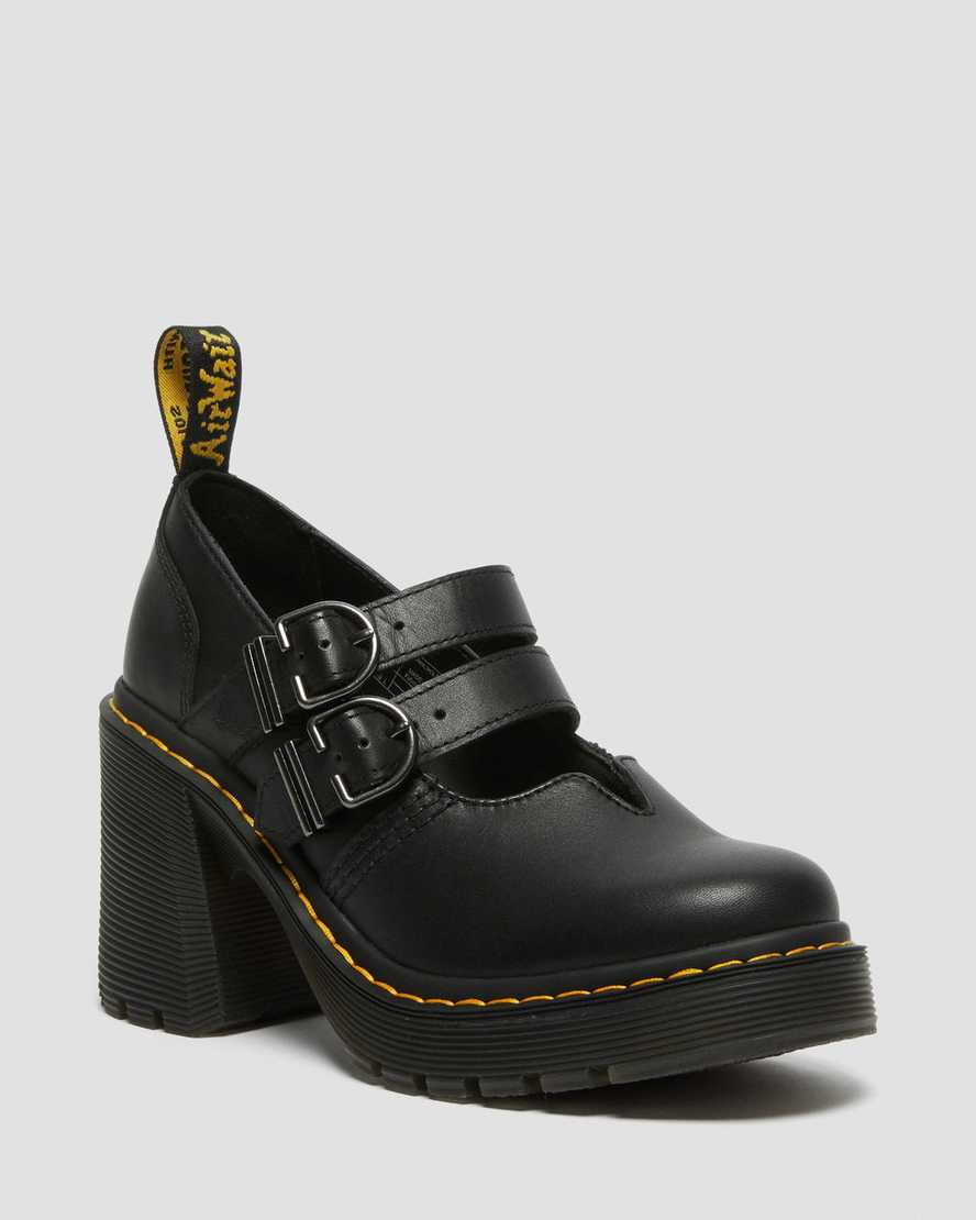 Eviee Sendal Leather Heeled Shoes | Dr Martens (UK)
