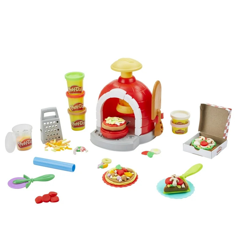 Play-Doh Kitchen Creations Pizza Oven Play Dough Set - 7 Color (6 Piece) - Walmart.com | Walmart (US)