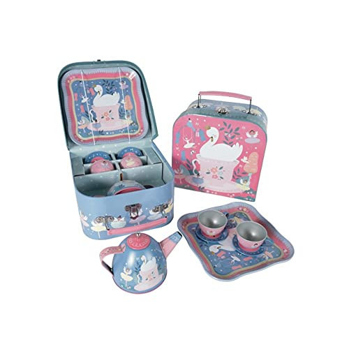 Floss & Rock 43P6396 Enchanted Tin Tea Party Playset, Set of 7, Multicolor, 17 x 17.5 x 9.5cm | Amazon (US)