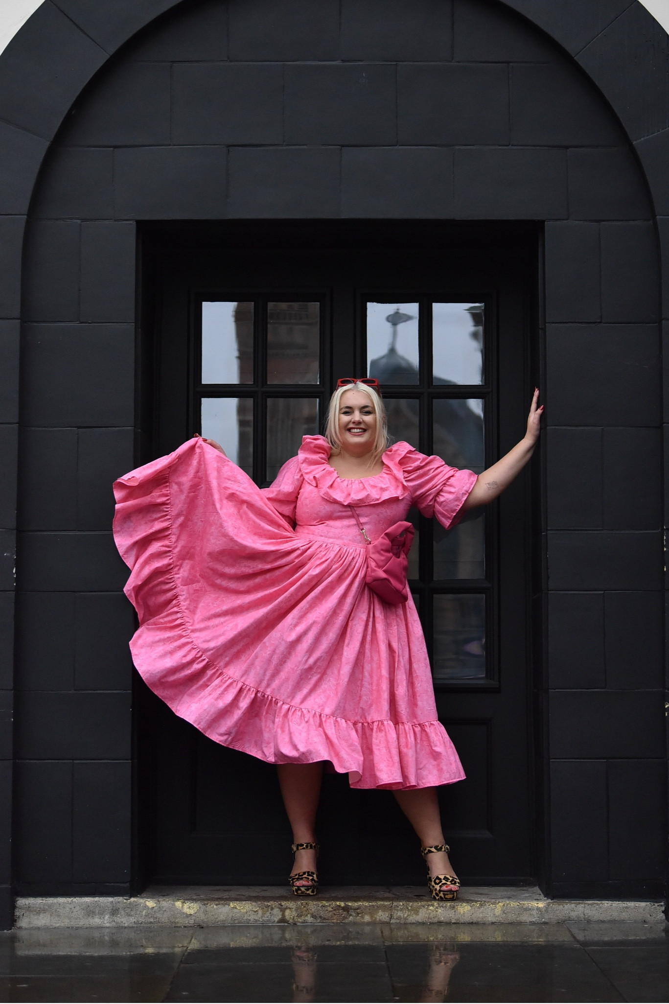 Mary benson, Boohoo, Asos, Kurt geiger, Ivy city, puff sleeve dress, midi dress, pink dress, quilted bag, platform heels, leopard print heels, plus size fashion, plus size clothing, inclusive fashion, pink outfit, london fashion week, spring outfit, spring outfit ideas, style inspiration 

#LTKeurope #LTKstyletip #LTKSeasonal