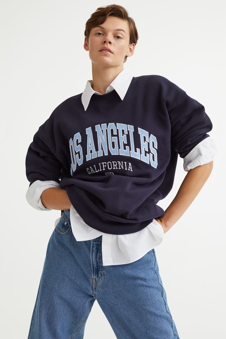 Printed Sweatshirt | H&M (US + CA)