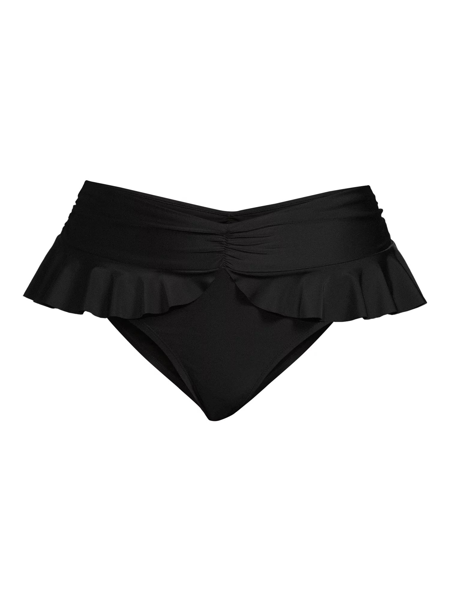 Time and Tru Women’s and Women’s Plus Ruffle Bikini Bottom | Walmart (US)