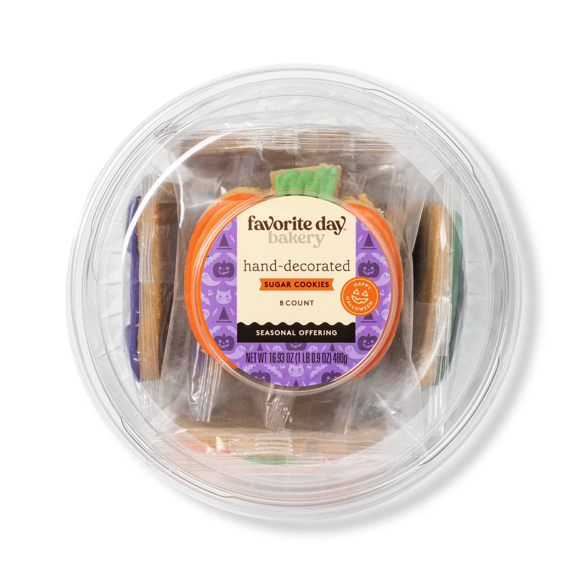 Halloween Decorated Tub - 16.9oz/8ct - Favorite Day™ | Target