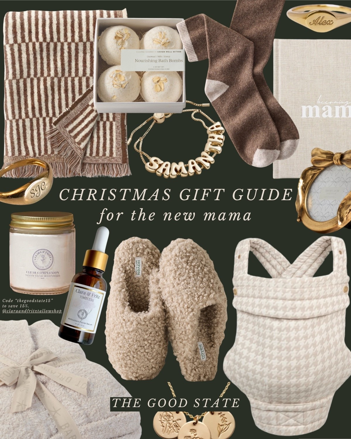 This collection is for the intentional gift givers. For those who deeply desire to give gifts that are meaningful and thoughtful. 
These gifts were carefully curated for those who make life beautiful—for the gardeners, homebodies, travelers, hostesses and for those who find joy in the everyday. For the girlies who love slow mornings at home wrapped in their favorite plaid throw blanket. The aroma of freshly brewed coffee filling every corner of their home and golden morning light dancing through the windows. For the farmers market ladies with sleepy eyes, their trusty barn coat and arms full of seasonal produce and flowers. These gift ideas are for the hosts who live for the reward of a full home and crowded table. For the gardeners and florists. The ones who appreciate little luxuries like the flickering flame of a holiday candle, a peaceful skincare routine and cozy cashmere socks on a chilly winter day. For the homesteader who has piles of quilts in her closet and endless sourdough loaves for her family and neighbors. These are more than just gifts—they’re tangible ways to tell love ones, “I see you and I love you”. “I see the desires of your heart and the season of life you’re in and I celebrate you”. 

#nichegifts #giftideas #giftsforher #giftguide #uniquegifts #uniquegiftideas #farmersmarket #marthastewart #gardeninglove #slowliving #slowmorning #ltkgiftguide #ralphlaurenchristmas #ralphlauren 
Sezane, Etsy, unique gifts, Christmas gifts, holiday gifts, Ralph, Lauren, target, McGee and Co., Shea, McGee, Amazon, Anthropologie, free people, Walmart, hosting, gifts for host, gifts for him, L.L. Bean, Tuckernuck, jewelry, accessories, purse, gift idea, J.Crew, Haven well within, Quince gifts for mom, gifts for mother-in-law, gifts for sister, gifts for daughter 

#LTKSaleAlert #LTKFindsUnder50 #LTKGiftGuide