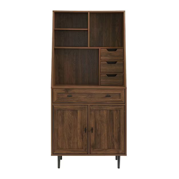 64" Storage Desk & Hutch with Keyboard Drawer - Saracina Home | Target