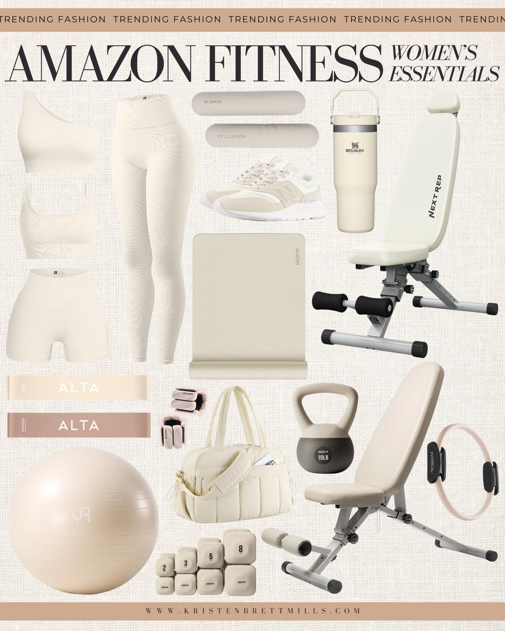 Amazon women’s home gym and workout essentials

Home workout equipment
Adjustable dumbbells and weights
Supportive exercise mats
Resistance bands and accessories
Compact cardio machines
Workout storage solutions
Fitness mirrors and timers
At-home training essentials

#LTKActive #LTKfitnessgoals #LTKSaleAlert