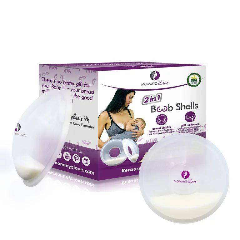 Mommyz Love Breast Shell & Milk Catcher for Breastfeeding Relief, 2 Pack - Walmart.com | Walmart (US)