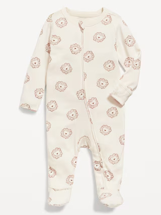 Unisex 2-Way-Zip Sleep &amp; Play Footed One-Piece for Baby | Old Navy (US)