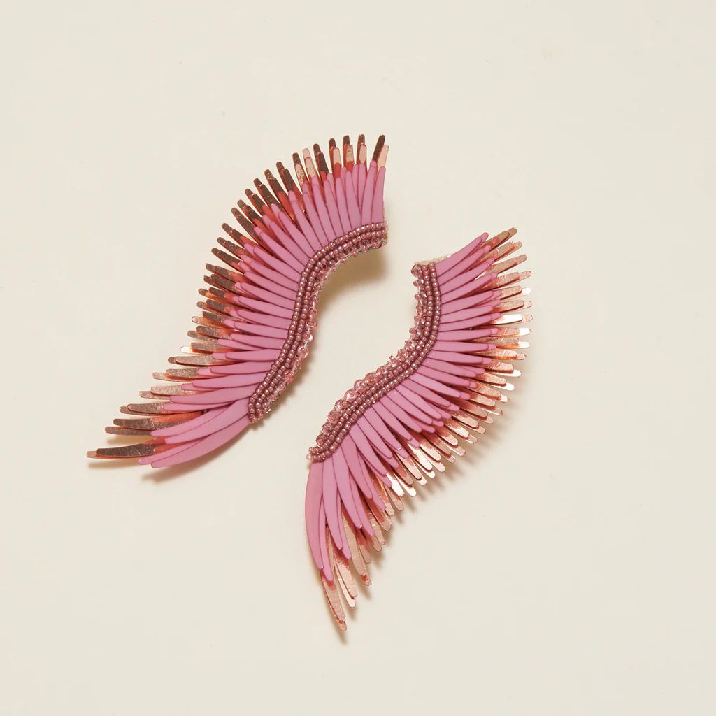 Madeline Earrings Blush Rose Gold | Mignonne Gavigan