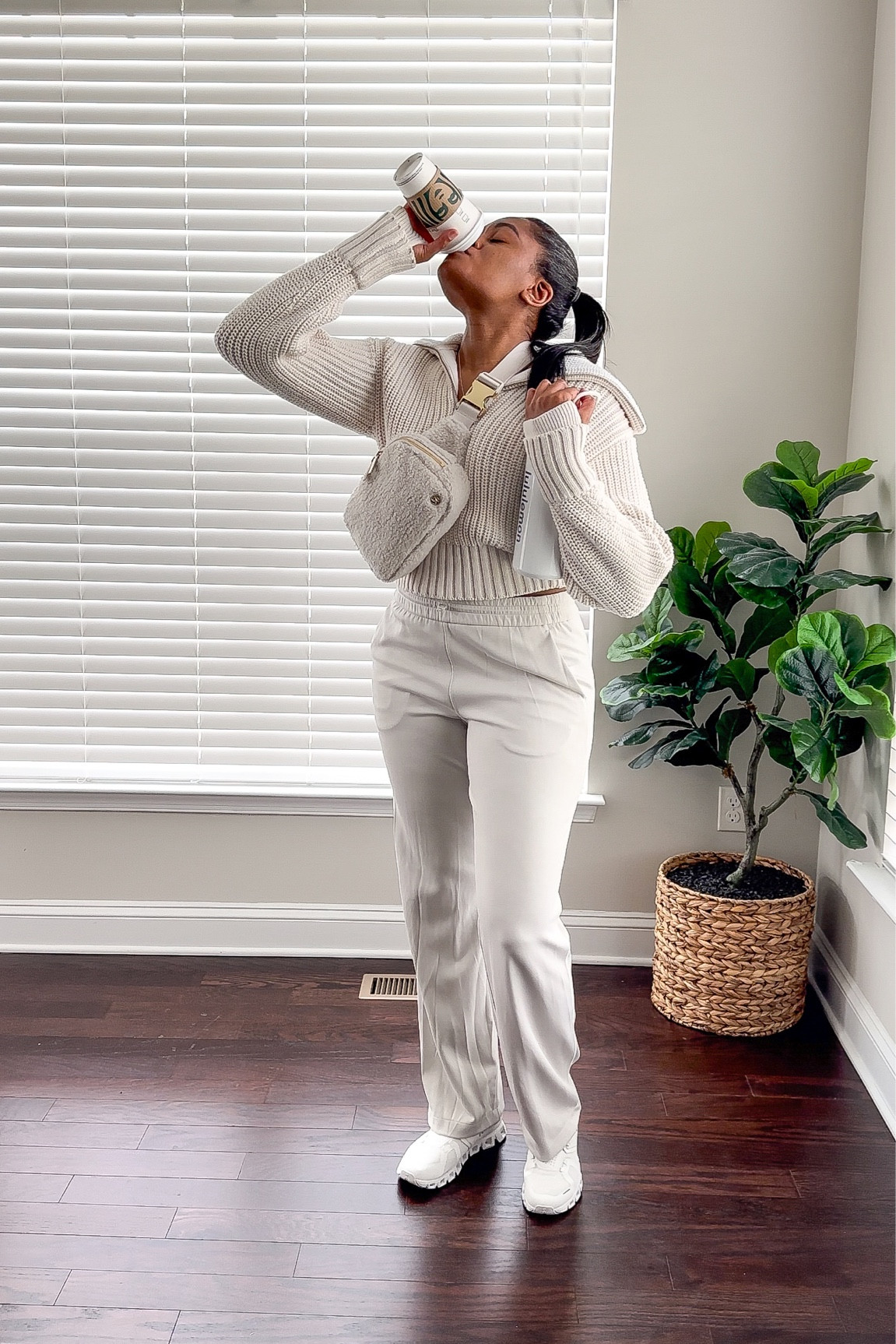 Clearly I have a thing for Bone + white…🤎🤍 A perfect cozy, put together athleisure outfit! Sweater is older season Athleta ☺️

#LTKitbag #LTKfitness #LTKstyletip