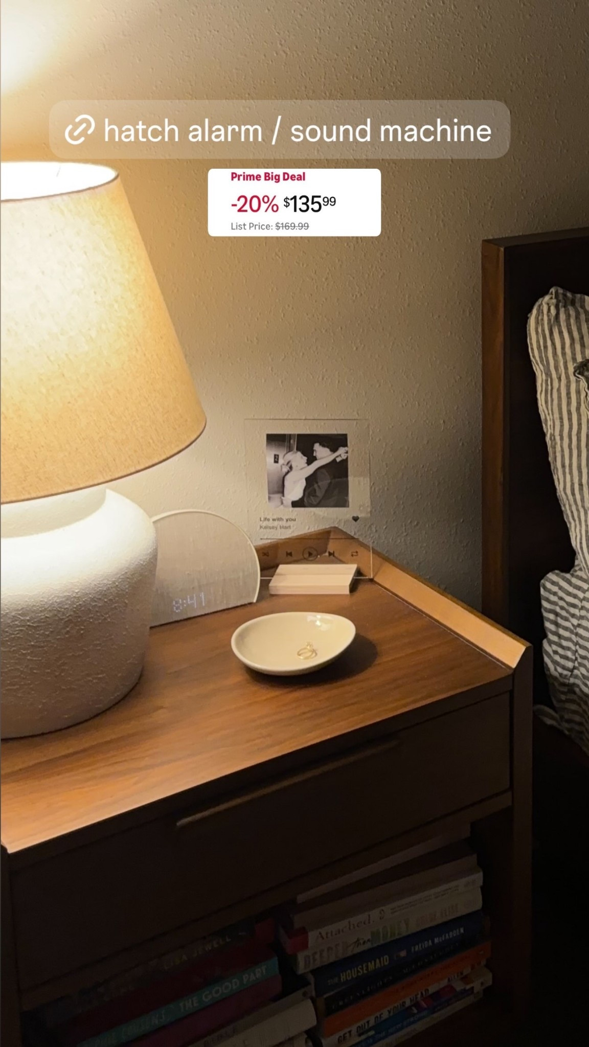 My hatch alarm/sound machine is on sale for Amazon Prime Big Deal Days!
